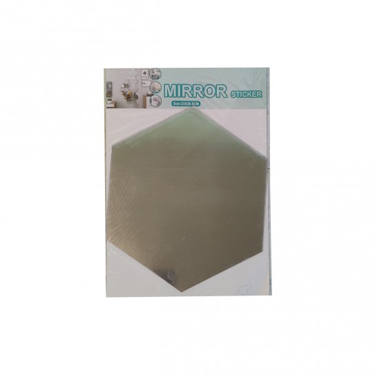 Самоклеючий 3D дзеркало гексагон 135x135x2мм