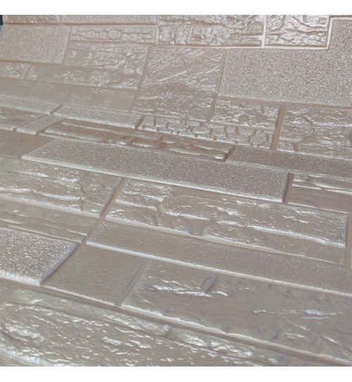 Самоклеюча декоративна 3D панель Єгипет рожеве золото 700x2800x5 мм